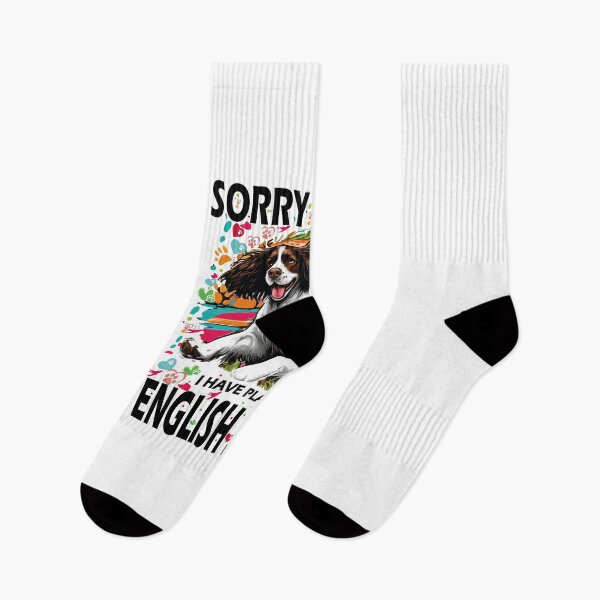 Item preview, Copie de Sorry I Can't I Have Plans with My English Springer designed and sold by JawArts.