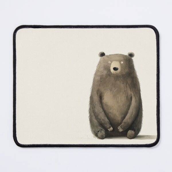 Item preview, Gentle Giant: A Serene Brown Bear Illustration designed and sold by Retrocranio.