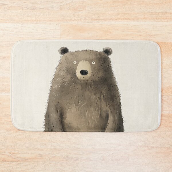 Item preview, Gentle Giant: A Serene Brown Bear Illustration designed and sold by Retrocranio.