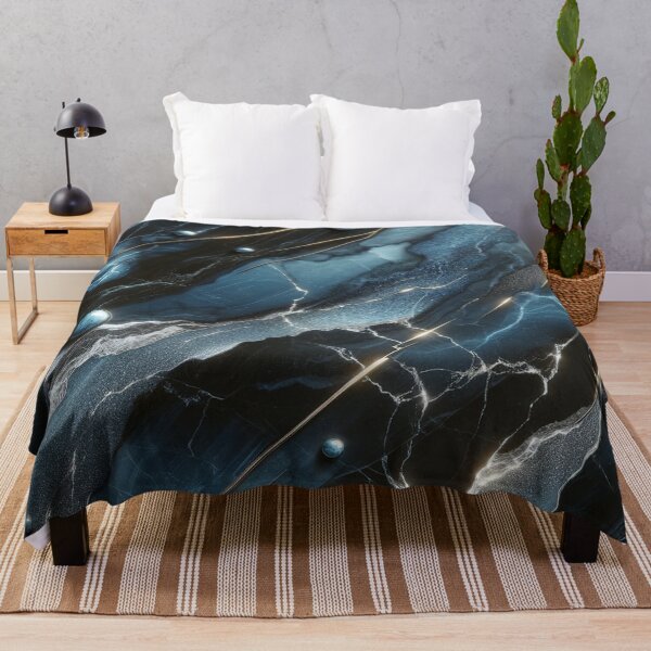 Item preview, Luxurious Marble and Gold Abstract Art Print designed and sold by Suzana Djordjevic.