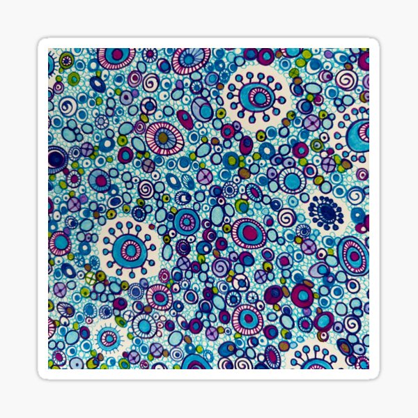 Item preview, Rock pool design - blue, green and magenta designed and sold by Every-wen.