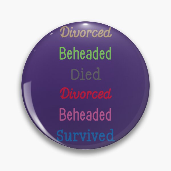 Item preview, Divorced, Beheaded, Live designed and sold by Avarie ✨.