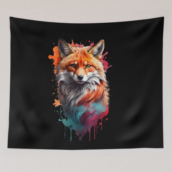 Item preview, Whimsical Wildflower Fox - Cottagecore Graphic Tee designed and sold by Tee Studio.