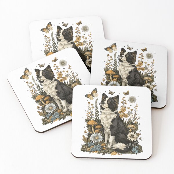 Item preview, Cottagecore Aesthetic Cute Border Collie Sheepdog Farmers designed and sold by Darmoks-Geeks.