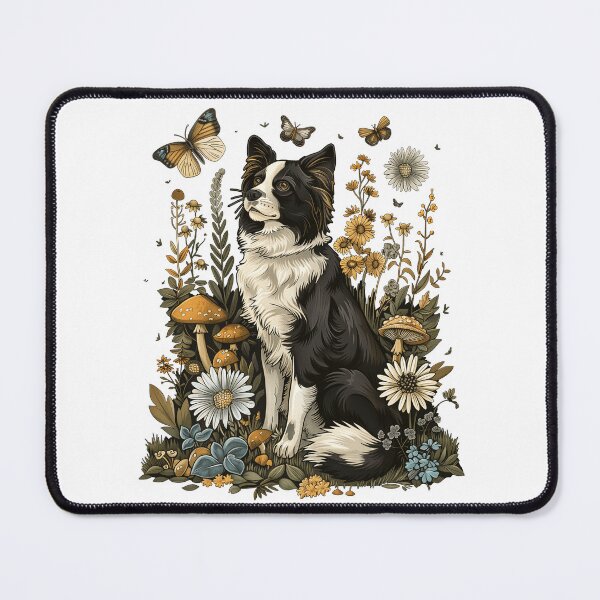 Item preview, Cottagecore Aesthetic Cute Border Collie Sheepdog Farmers designed and sold by Darmoks-Geeks.