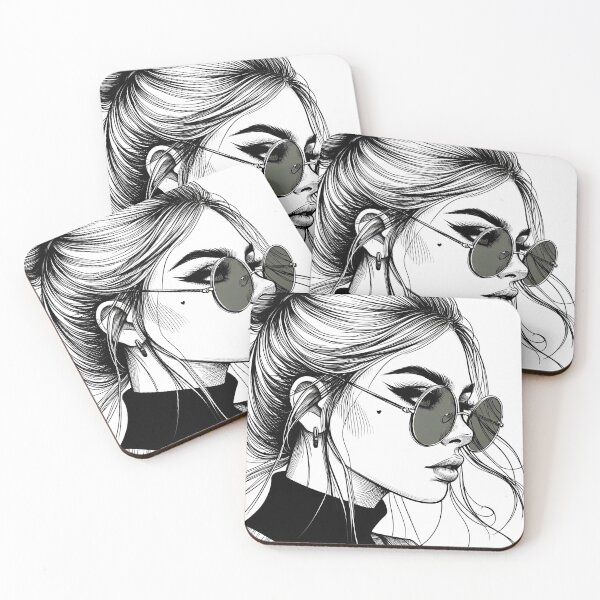 Item preview, Gorgeous Girl Portrait - Glamour Art Print designed and sold by lloreleya.