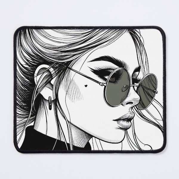 Item preview, Gorgeous Girl Portrait - Glamour Art Print designed and sold by lloreleya.