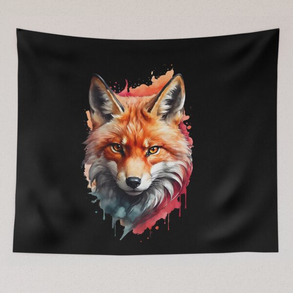 Item preview, Spring Fling - Foxy Floral Fields Graphic Tee designed and sold by Tee Studio.