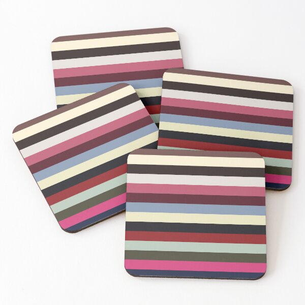 Item preview, Colorful Horizontal Stripes Pattern designed and sold by Nisha Prabhu.