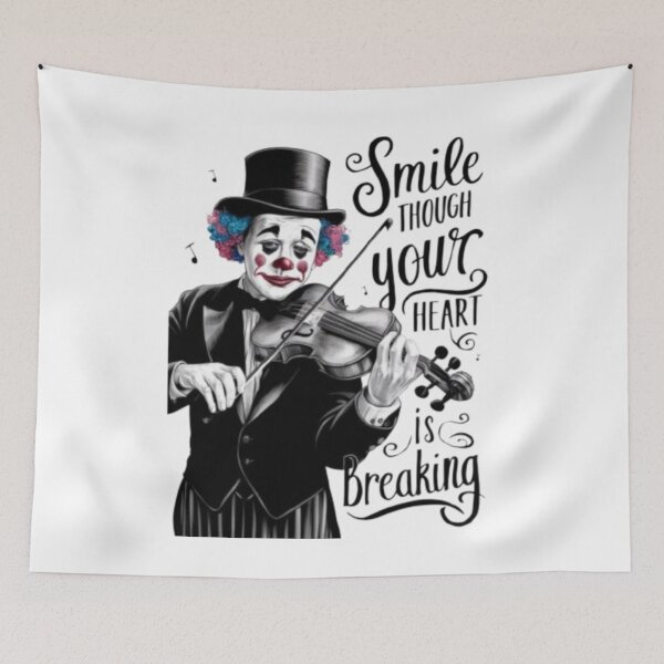 Item preview, Smile Though Your Heart Is Breaking  designed and sold by Flirt-Teez.