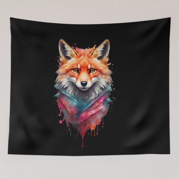 Item preview, The Foxy Gardener - Cute Cottagecore Botanical Print designed and sold by Tee Studio.