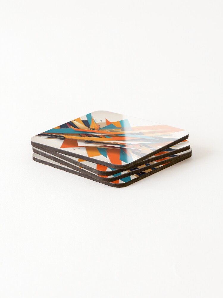 Thumbnail 4 of 5, Coasters (Set of 4), Abstract Digital Art Design designed and sold by papi1998.