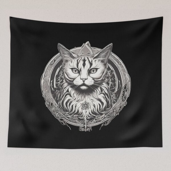 Item preview, symbolism cat art designed and sold by cloudzer0000.