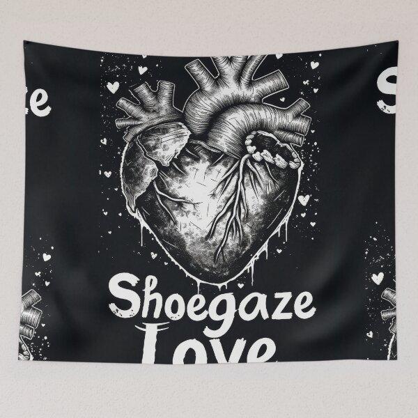 Item preview, Shoegaze Love: Gothic Heart Stitched with Chains designed and sold by Piotrek0001.