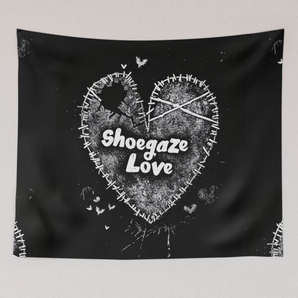 Item preview, Shoegaze Love: Gothic Heart Stitched with Chains designed and sold by Piotrek0001.