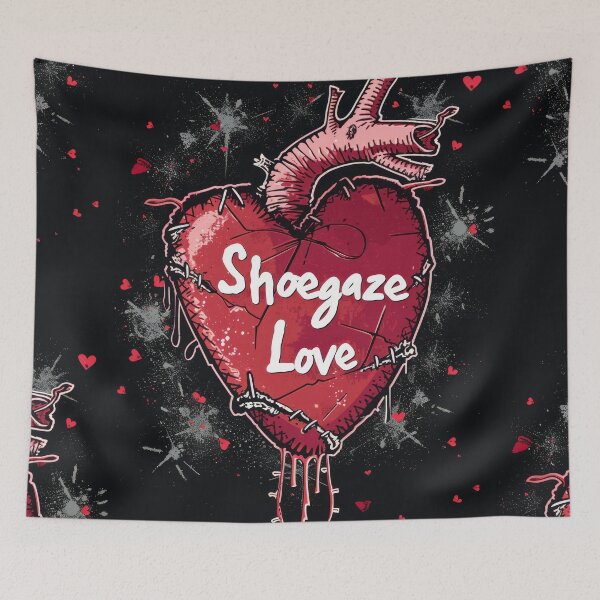 Item preview, Shoegaze Love: Gothic Heart Stitched with Chains designed and sold by Piotrek0001.