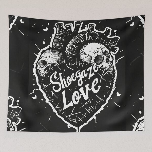 Item preview, Shoegaze Love: Gothic Heart Stitched with Chains designed and sold by Piotrek0001.