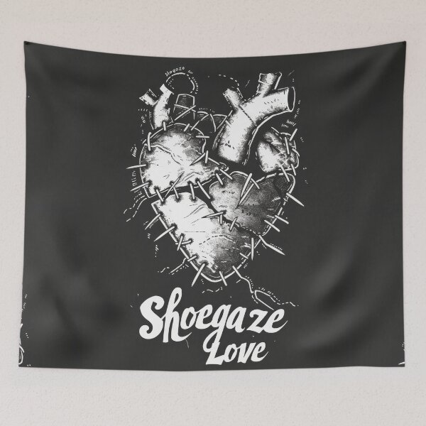Item preview, Shoegaze Love: Gothic Heart Stitched with Chains designed and sold by Piotrek0001.
