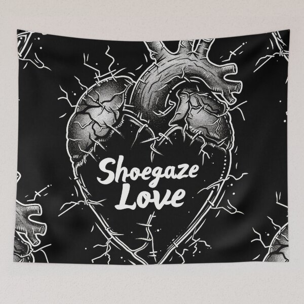 Item preview, Shoegaze Love: Gothic Heart Stitched with Chains designed and sold by Piotrek0001.
