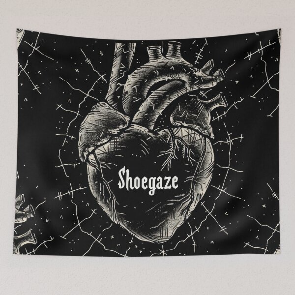 Item preview, Shoegaze Love: Gothic Heart Stitched with Chains designed and sold by Piotrek0001.