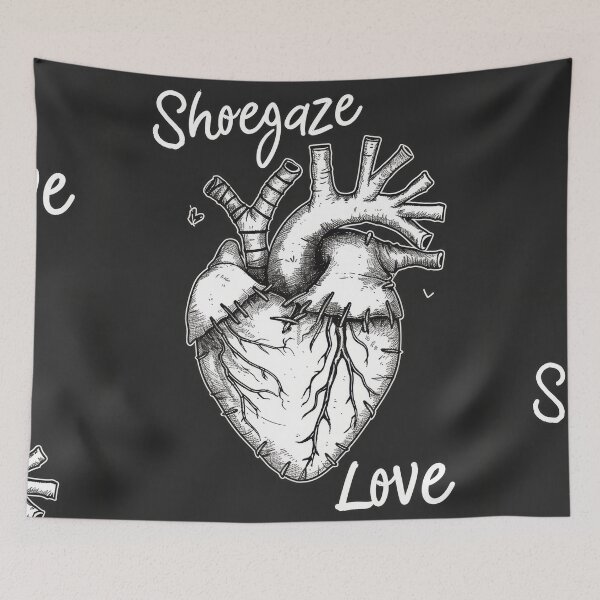 Item preview, Shoegaze Love: Gothic Heart Stitched with Chains designed and sold by Piotrek0001.