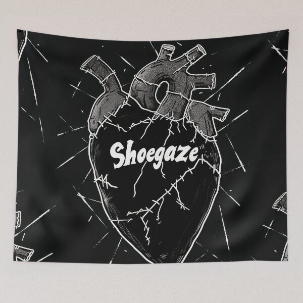 Item preview, Shoegaze Love: Gothic Heart Stitched with Chains designed and sold by Piotrek0001.