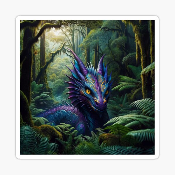 Item preview, Twilight Sentinel: The Maori Mystic Dragon designed and sold by Ruru Digital .