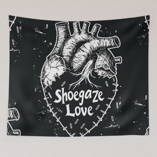 Item preview, Shoegaze Love: Gothic Heart Stitched with Chains designed and sold by Piotrek0001.