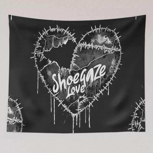 Item preview, Shoegaze Love: Gothic Heart Stitched with Chains designed and sold by Piotrek0001.