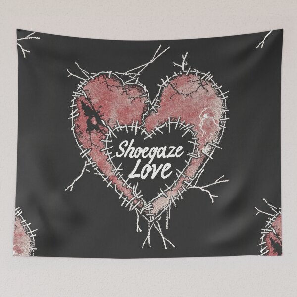 Item preview, Shoegaze Love: Gothic Heart Stitched with Chains designed and sold by Piotrek0001.