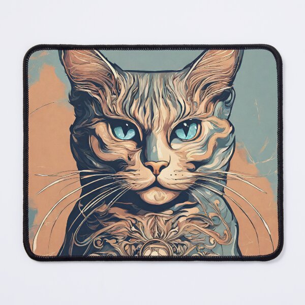 Item preview, cat art silly 2024 dreamy designed and sold by cloudzer0000.