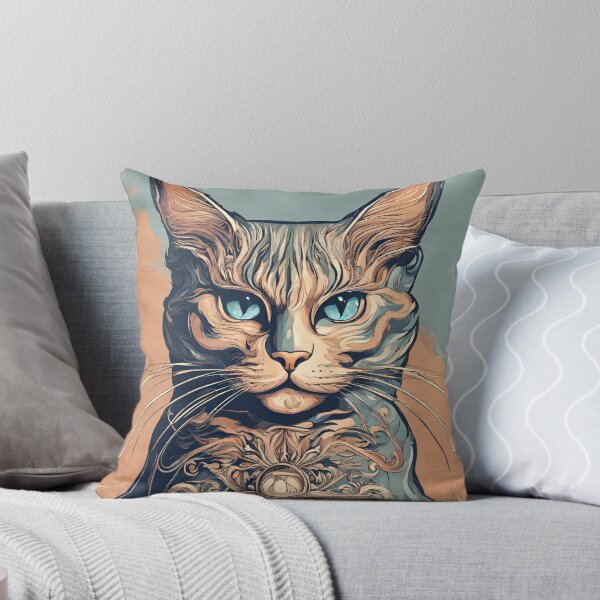 Item preview, cat art silly 2024 dreamy  designed and sold by cloudzer0000.
