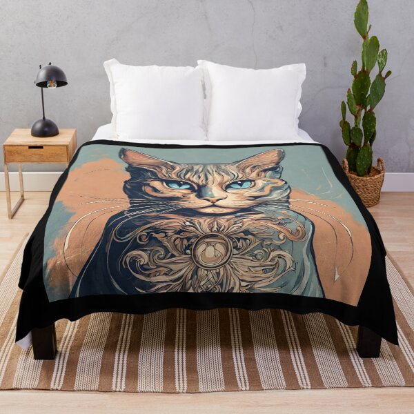 Item preview, cat art silly 2024 dreamy designed and sold by cloudzer0000.