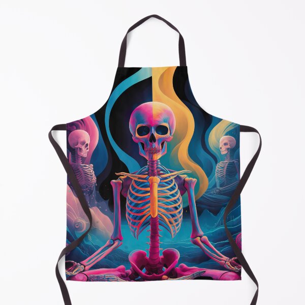 Item preview, meditating skeleton designed and sold by ururuty.