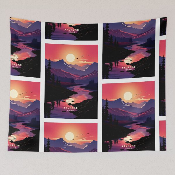 Item preview, Akureyri Aura: Iceland designed and sold by NeuralVibe.