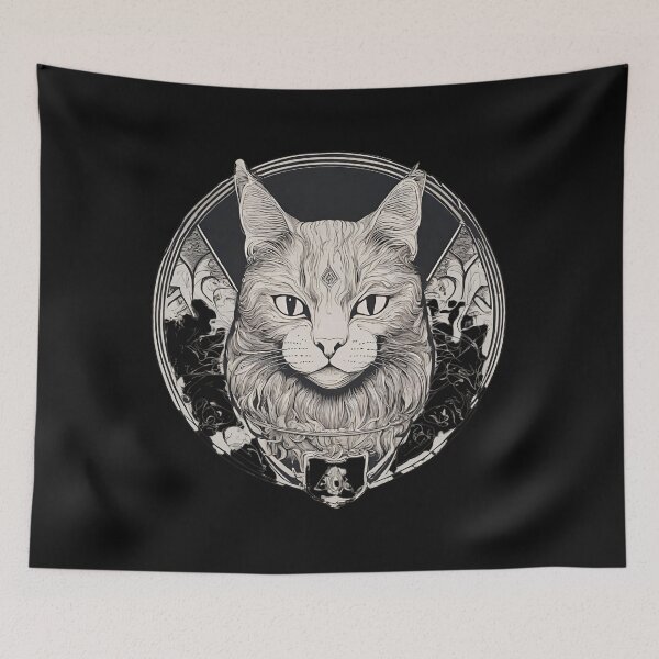 Item preview, symbolism cat art pt7 designed and sold by cloudzer0000.