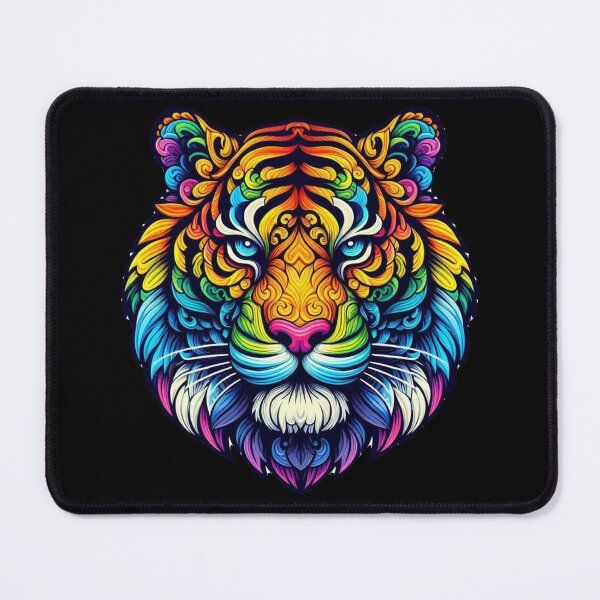 Item preview, Rainbow Tiger  designed and sold by Myra365Art.