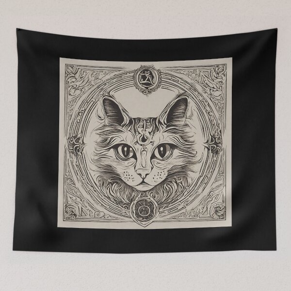 Item preview, symbolism cat art pt8 designed and sold by cloudzer0000.