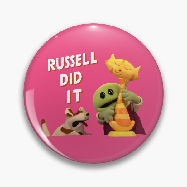 Item preview, Russell Did It Mona's Mishap: Nanalan Blaming Russell for the Broken Cat Statue designed and sold by FEBRICAST.