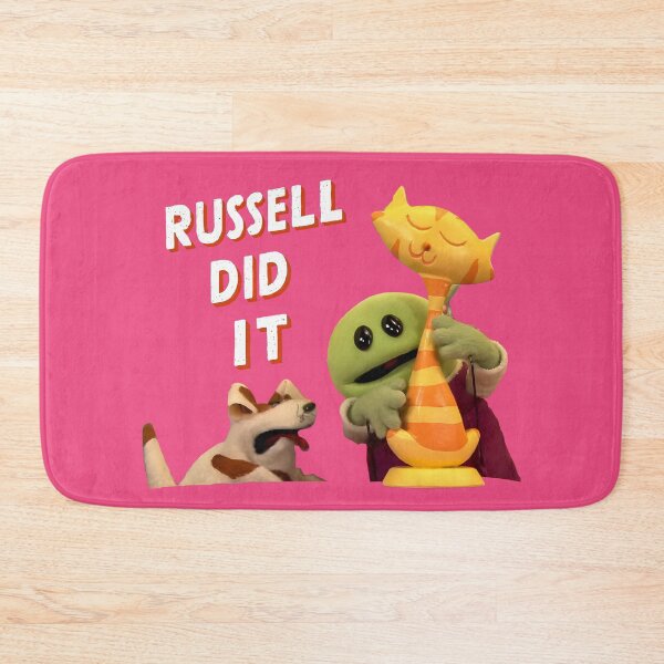 Item preview, Russell Did It Mona's Mishap: Nanalan Blaming Russell for the Broken Cat Statue designed and sold by FEBRICAST.
