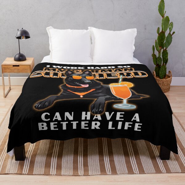 Item preview, Funny for German Shepherds Lovers " I work hard do my german shepherd can have a better life" designed and sold by GoodyPaws.