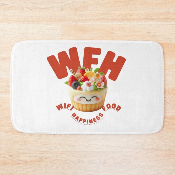 Item preview, WFH WIFI Food Happiness Dessert Love designed and sold by Lemon-Monday.