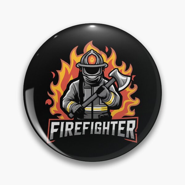 Item preview, Firefighter Logo Flames designed and sold by TaevasDesign.