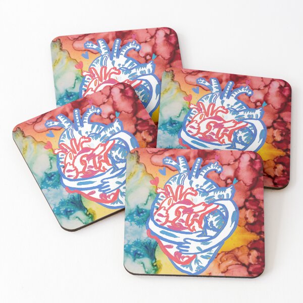 Item preview, Hugging hearts designed and sold by catcurio.