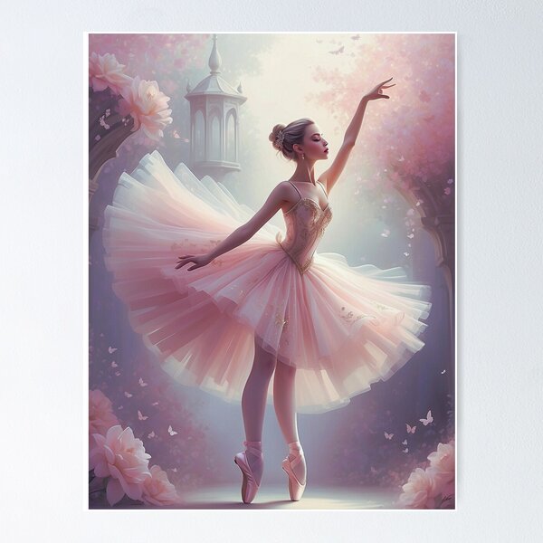 Item preview, Graceful Leap: The Ballerina's Dance designed and sold by Kookie Tarp.