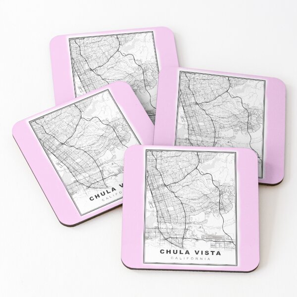 Item preview, Minimalist Chula Vista Map designed and sold by Tamas Das.