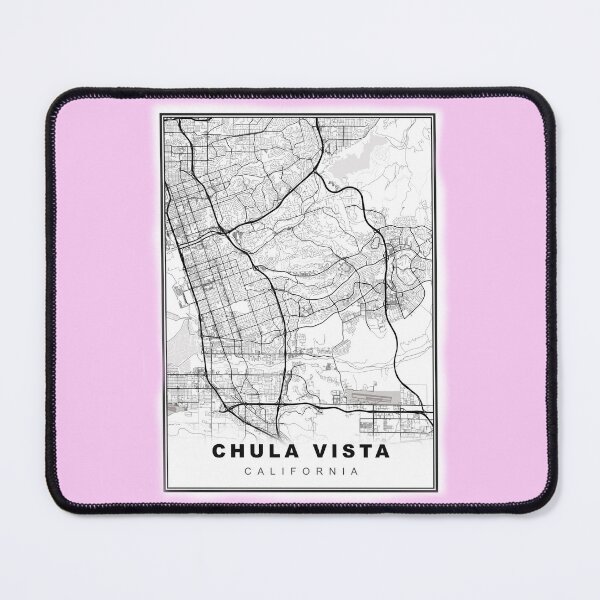 Item preview, Minimalist Chula Vista Map designed and sold by Tamas Das.