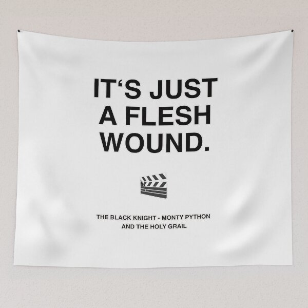 Item preview, It's just a flesh wound designed and sold by Mauswohn.
