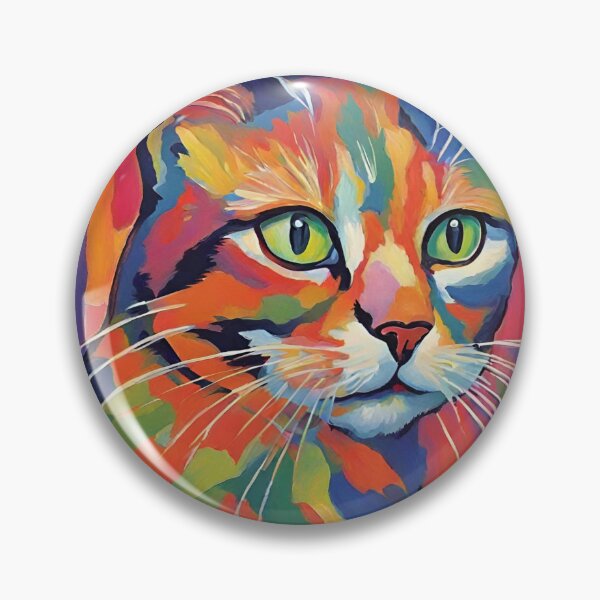 Item preview, fauvism style art cats 2024 pt2 designed and sold by cloudzer0000.
