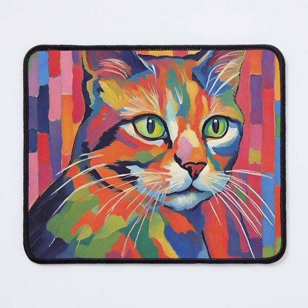 Item preview, fauvism style art cats 2024 pt2 designed and sold by cloudzer0000.
